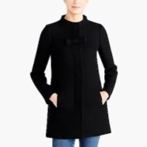 J Crew bow front coat k2210